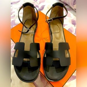 Hermes Santorini Sandals Size 40.5